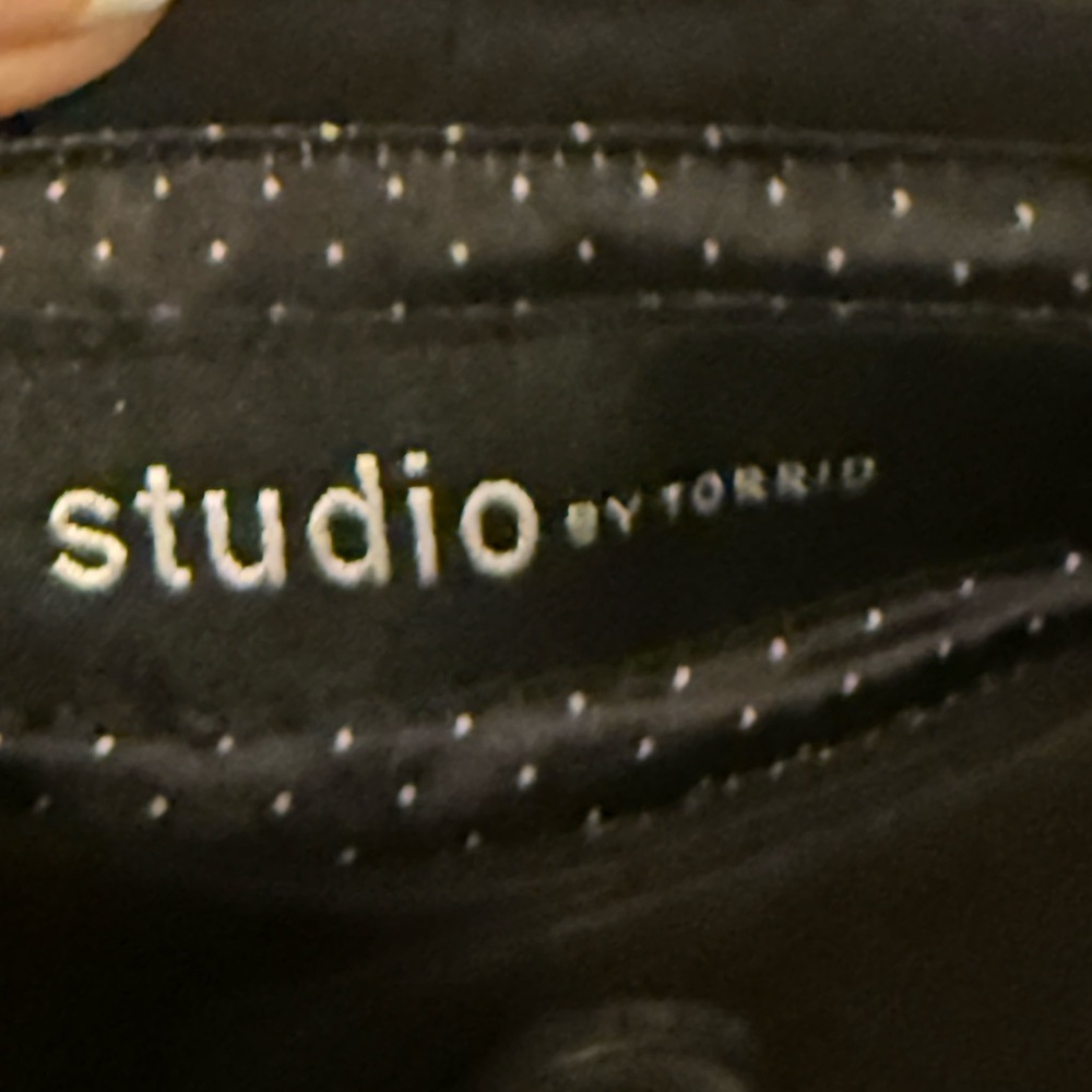 Studio By Torrid Black Ponte Regular Trousers - Picture 7 of 10